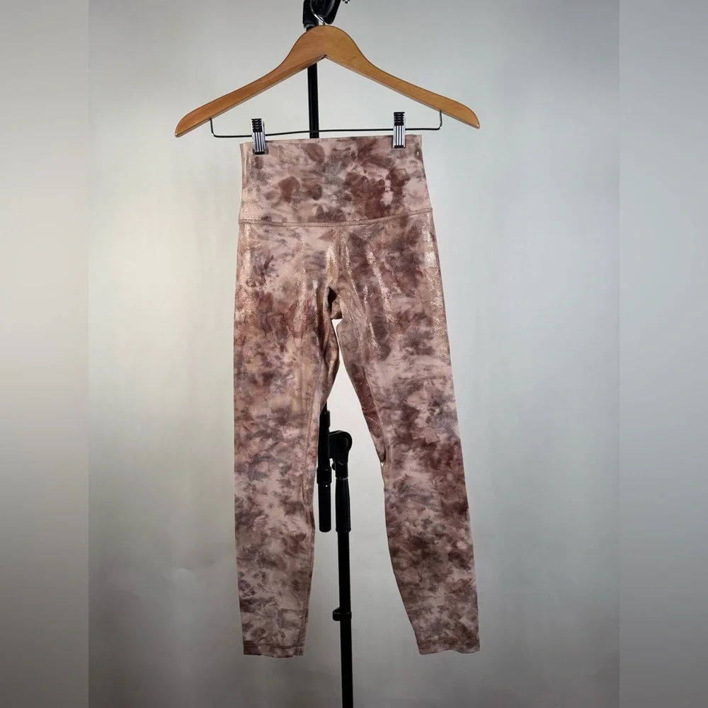 NWOT Lululemon Align High-Rise Pant 25" *Shine Diamond Dye Misty Shell C… - Picture 7 of 11